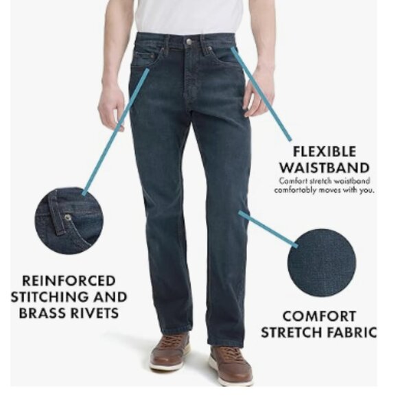 Urban Star 34 X 30 Straight Leg Jeans - Picture 4 of 7